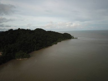 Kuching, Sarawak / Malezya - 12 Ocak 2020: Sarawak Bako Ulusal Parkı, Borneo Adası, Malezya