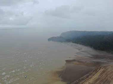 Kuching, Sarawak / Malezya - 12 Ocak 2020: Sarawak Bako Ulusal Parkı, Borneo Adası, Malezya