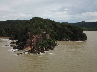 Kuching, Sarawak / Malezya - 12 Ocak 2020: Sarawak Bako Ulusal Parkı, Borneo Adası, Malezya