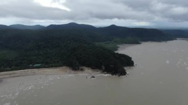 Kuching, Sarawak / Malezya - 12 Ocak 2020: Sarawak Bako Ulusal Parkı, Borneo Adası, Malezya