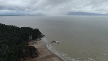 Kuching, Sarawak / Malezya - 12 Ocak 2020: Sarawak Bako Ulusal Parkı, Borneo Adası, Malezya