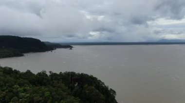 Kuching, Sarawak / Malezya - 12 Ocak 2020: Sarawak Bako Ulusal Parkı, Borneo Adası, Malezya