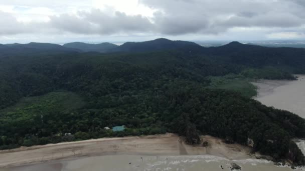 Kuching Sarawak Malásia Janeiro 2020 Parque Nacional Bako Sarawak Ilha — Vídeo de Stock