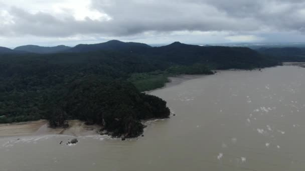 Kuching Sarawak Malezya Ocak 2020 Sarawak Bako Ulusal Parkı Borneo — Stok video