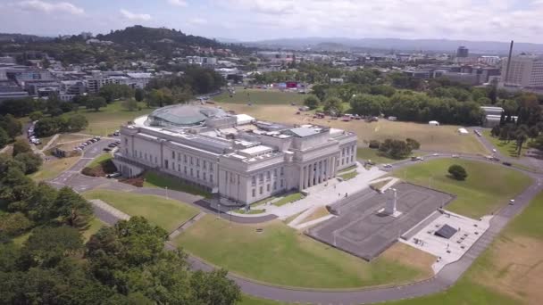 Auckland Nova Zelândia Dezembro 2019 Museu Memorial Guerra Auckland — Vídeo de Stock