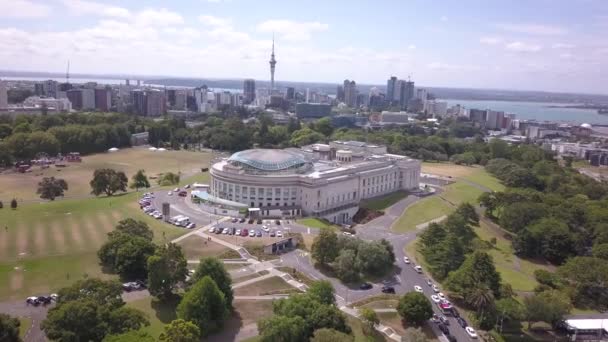 Auckland Nový Zéland Prosince 2019 Auckland War Memorial Museum — Stock video