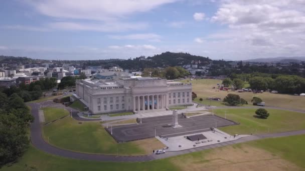 Auckland Nova Zelândia Dezembro 2019 Museu Memorial Guerra Auckland — Vídeo de Stock