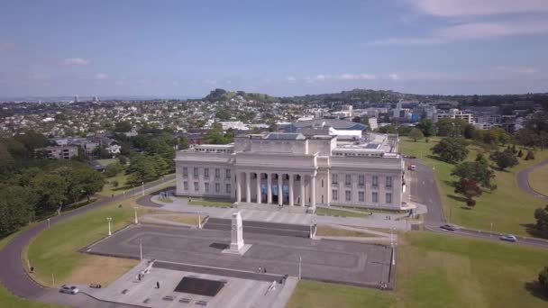 Auckland Yeni Zelanda Aralık 2019 Auckland Savaş Anma Müzesi — Stok video