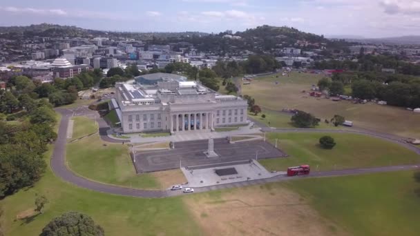 Auckland Yeni Zelanda Aralık 2019 Auckland Savaş Anma Müzesi — Stok video