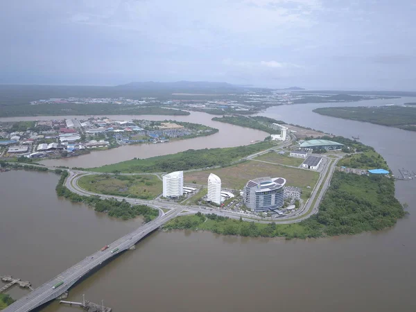 Kuching Sarawak Malezja Listopada 2019 Struktura Zapory Kucharskiej Pod Mostem — Zdjęcie stockowe