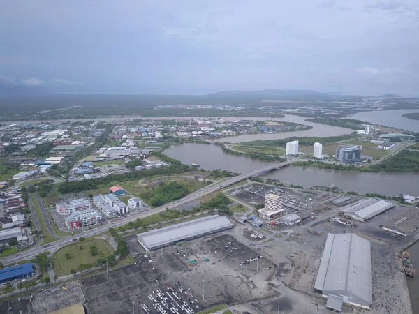 Kuching Sarawak Malasia Noviembre 2019 Estructura Kuching Barrage Debajo Del — Foto de Stock