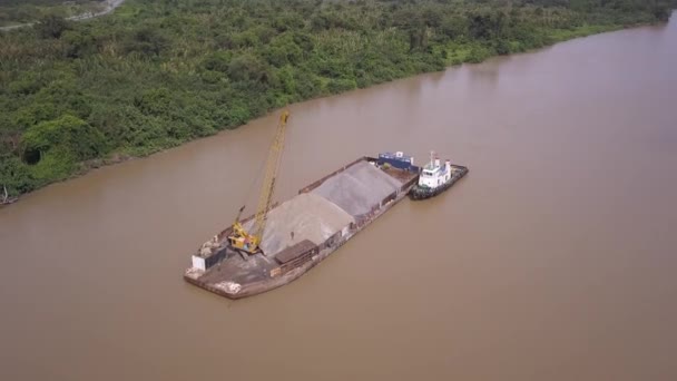 Kuching Sarawak Malaysia November 2019 Kuching Barrage Structure Bron Längs — Stockvideo