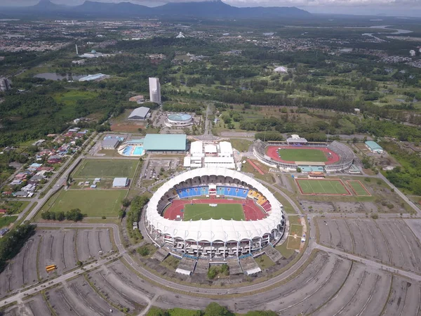 Kuching Sarawak Malaysia December 2019 Outdoor Sarawak State Stadiums All — Stock Photo, Image