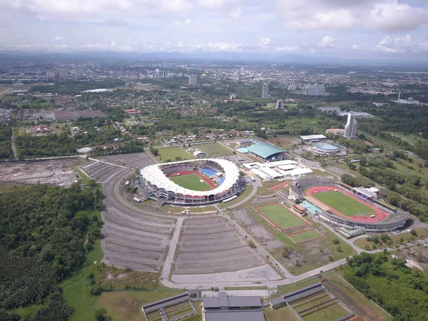 Kuching Sarawak Malasia Diciembre 2019 Los Estadios Estatales Sarawak Aire — Foto de Stock