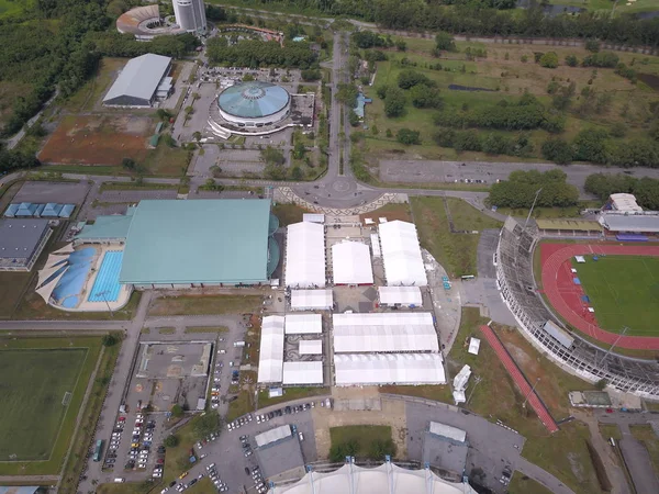 Kuching Sarawak Malasia Diciembre 2019 Los Estadios Estatales Sarawak Aire — Foto de Stock