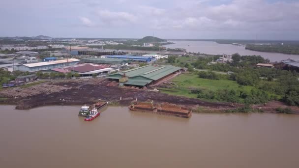Kuching Sarawak Malaisie Novembre 2019 Structure Barrage Kuching Sous Pont — Video