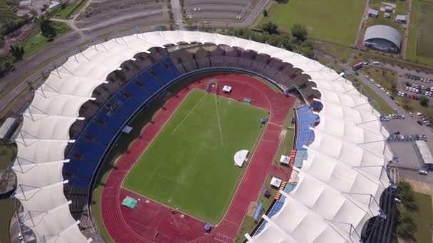 Kuching Sarawak Malaysia December 2019 Outdoor Sarawak State Stadiums All — 图库视频影像