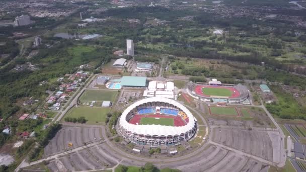 Kuching Sarawak Malaysia December 2019 Outdoor Sarawak State Stadiums All — Stock Video
