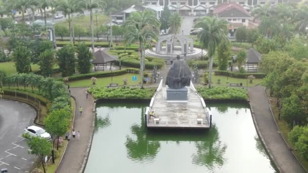 Kuching Sarawak Malezja Listopada 2019 Park Przyjaźni Malezja Chiny Przy — Wideo stockowe