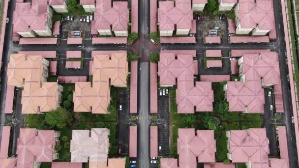 Кучинг Саравак Малайзия Января 2020 Года Случайный Кондоминиум Недвижимости Районе — стоковое видео