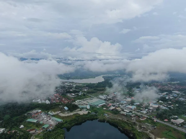 Kuching Sarawak Malaysia Januar 2020 Ein Stillgelegter Steinbruch Der Sich — Stockfoto