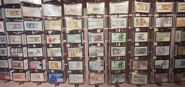 Кучинг Саравак Малайзия Января 2020 Года Валютные Банкноты Стран Мира — стоковое фото
