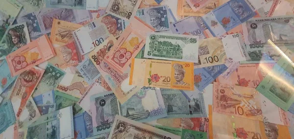Kuching Sarawak Maleisië Januari 2020 Valuta Biljetten Van Landen Hele — Stockfoto