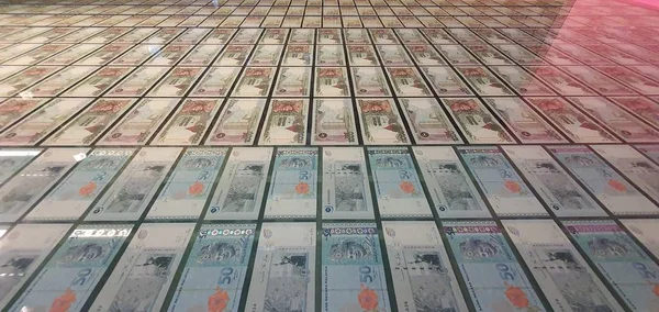 Kuching Sarawak Malaysia Січня 2020 Currency Notes Country World — стокове фото