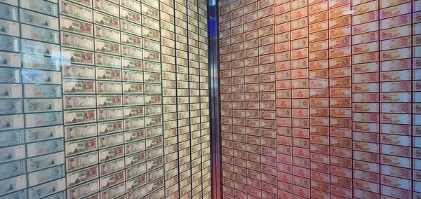 Kuching Sarawak Malaysia Gennaio 2020 Banconote Valuta Dei Paesi Tutto — Foto Stock
