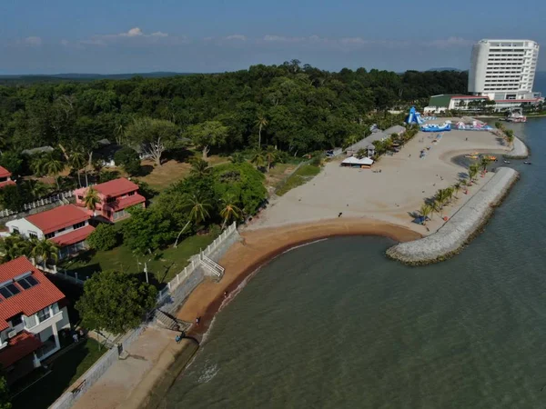 Port Dickson Negeri Sembilan Malásia Janeiro 2020 Flor Hibisco Hotéis — Fotografia de Stock
