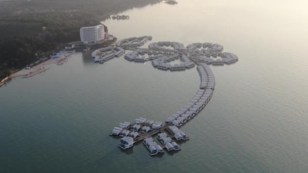 Port Dickson Negeri Sembilan Malásia Janeiro 2020 Flor Hibisco Hotéis — Vídeo de Stock