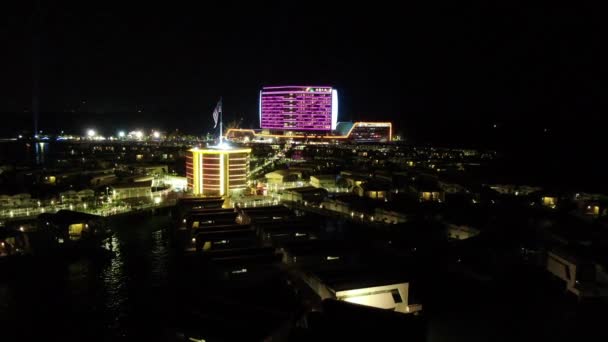 Port Dickson Negeri Sembilan Malaysia Januar 2020 Die Hibiskusblüte Und — Stockvideo