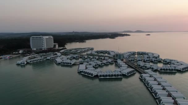 Port Dickson Negeri Sembilan Malaysia Січня 2020 Квітка Hibiscus Готель — стокове відео