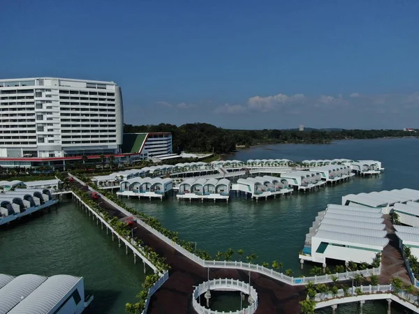 Port Dickson Negeri Sembilan Malasia Enero 2020 Flor Del Hibiscus —  Fotos de Stock