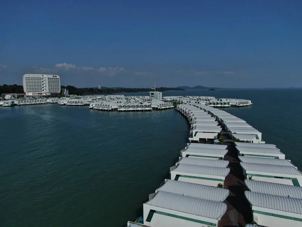 Port Dickson Negeri Sembilan Malásia Janeiro 2020 Flor Hibisco Hotéis — Fotografia de Stock