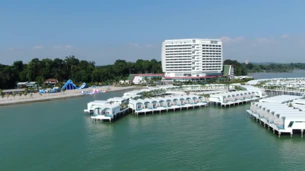 Port Dickson Negeri Sembilan Malásia Janeiro 2020 Flor Hibisco Hotéis — Vídeo de Stock