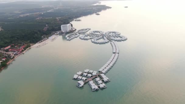 Port Dickson Negeri Sembilan Malásia Janeiro 2020 Flor Hibisco Hotéis — Vídeo de Stock