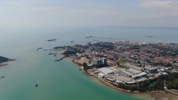 Port Dickson Negeri Sembilan Malásia Janeiro 2020 Flor Hibisco Hotéis — Vídeo de Stock