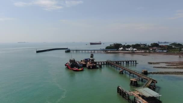 Port Dickson Negeri Sembilan Malásia Janeiro 2020 Beaches Coastlines Seaside — Vídeo de Stock