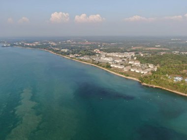 Port Dickson, Negeri Sembilan / Malezya - 25 Ocak 2020: Sahil Kenti Liman Kenti Dickson Sahilleri