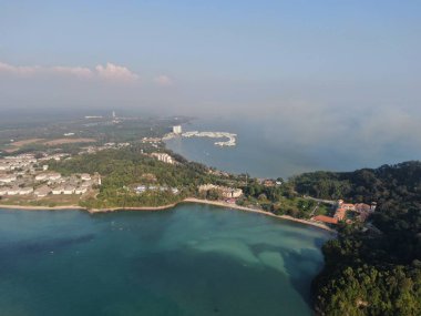 Port Dickson, Negeri Sembilan / Malezya - 25 Ocak 2020: Sahil Kenti Liman Kenti Dickson Sahilleri