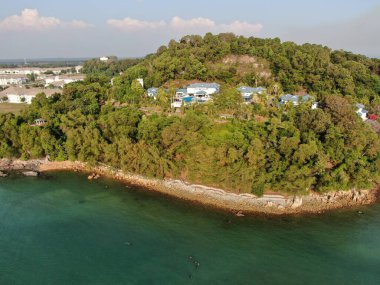 Port Dickson, Negeri Sembilan / Malezya - 25 Ocak 2020: Sahil Kenti Liman Kenti Dickson Sahilleri