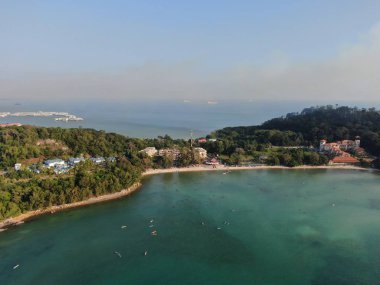 Port Dickson, Negeri Sembilan / Malezya - 25 Ocak 2020: Sahil Kenti Liman Kenti Dickson Sahilleri