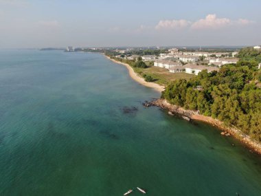 Port Dickson, Negeri Sembilan / Malezya - 25 Ocak 2020: Sahil Kenti Liman Kenti Dickson Sahilleri