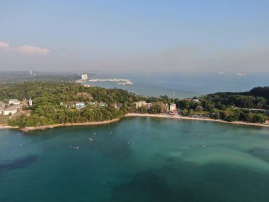 Port Dickson, Negeri Sembilan / Malezya - 25 Ocak 2020: Sahil Kenti Liman Kenti Dickson Sahilleri