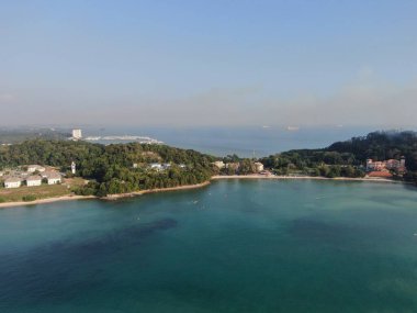 Port Dickson, Negeri Sembilan / Malezya - 25 Ocak 2020: Sahil Kenti Liman Kenti Dickson Sahilleri