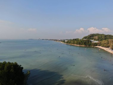 Port Dickson, Negeri Sembilan / Malezya - 25 Ocak 2020: Sahil Kenti Liman Kenti Dickson Sahilleri