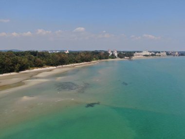 Port Dickson, Negeri Sembilan / Malezya - 25 Ocak 2020: Sahil Kenti Liman Kenti Dickson Sahilleri