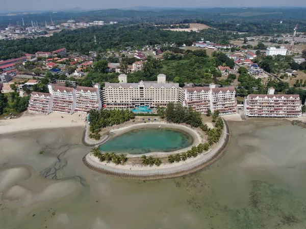 Port Dickson Negeri Sembilan Malezja Stycznia 2020 Plaże Wybrzeża Nadmorskiego — Zdjęcie stockowe