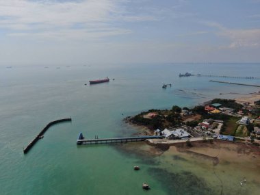 Port Dickson, Negeri Sembilan / Malezya - 25 Ocak 2020: Sahil Kenti Liman Kenti Dickson Sahilleri